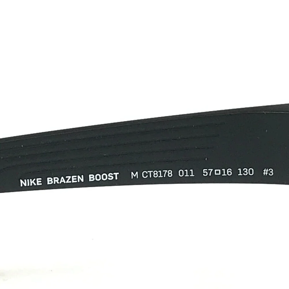 Nike Sunglasses Frames BRAZEN BOOST M CT8178 011 Matte Black Square 57-16-130